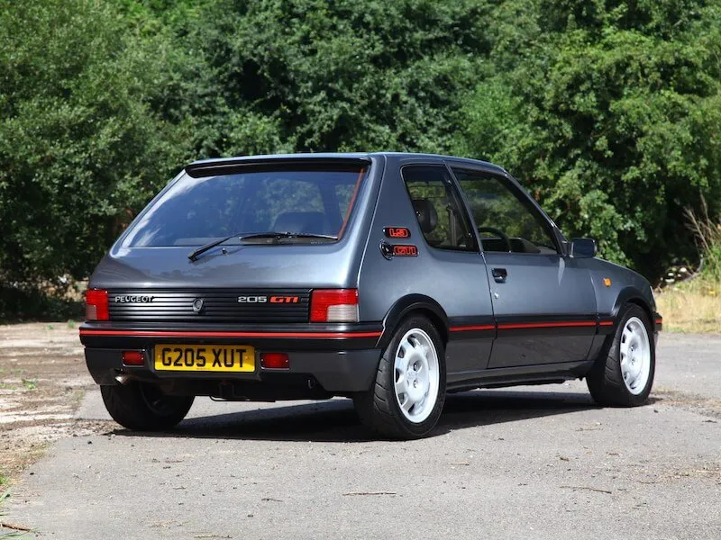 205 GTI quart arrière